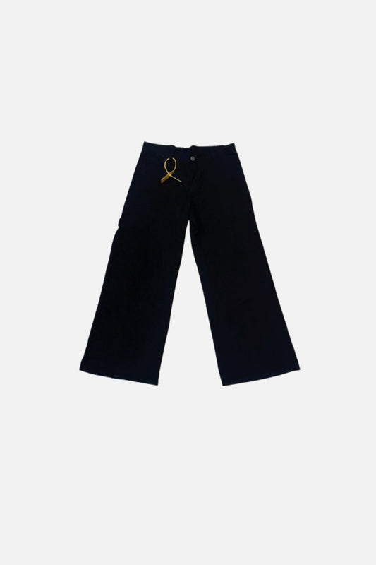 PANTALÓN EN DRILL NEGRO