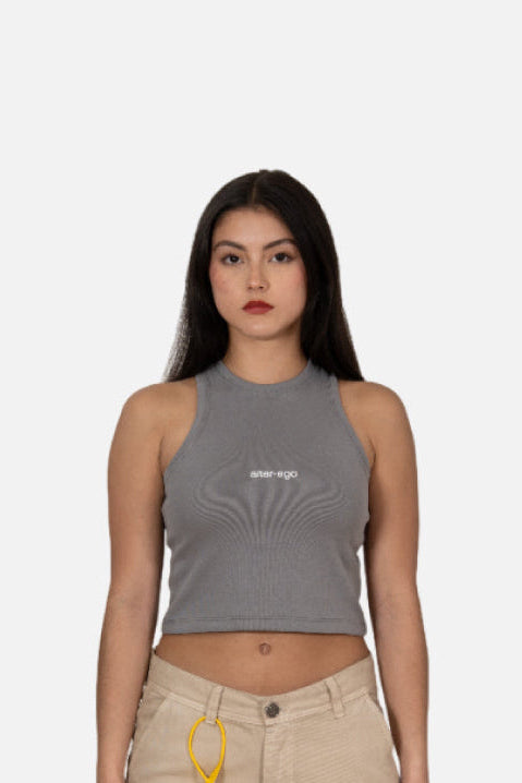 TANK TOP SLIM FIT 0340 GRIS