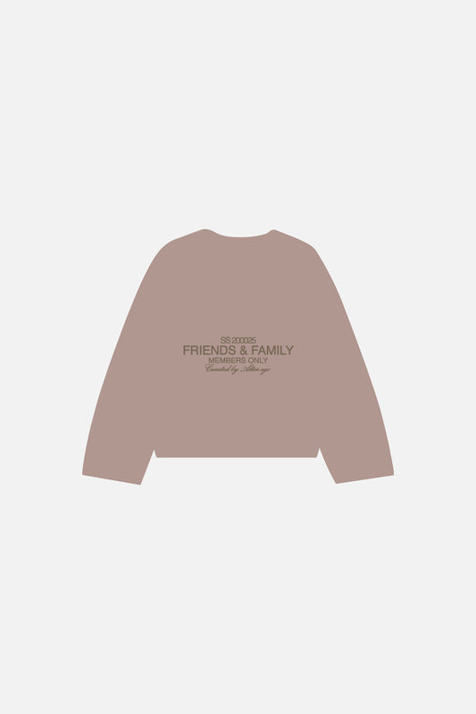CREWNECK BOXY FIT F&F CAFÉ