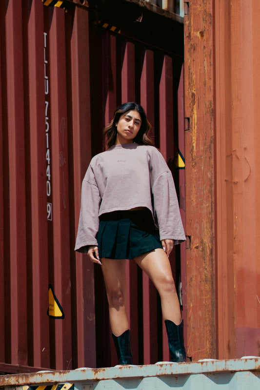 CREWNECK BOXY FIT F&F CAFÉ