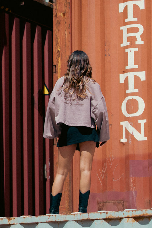 CREWNECK BOXY FIT F&F CAFÉ