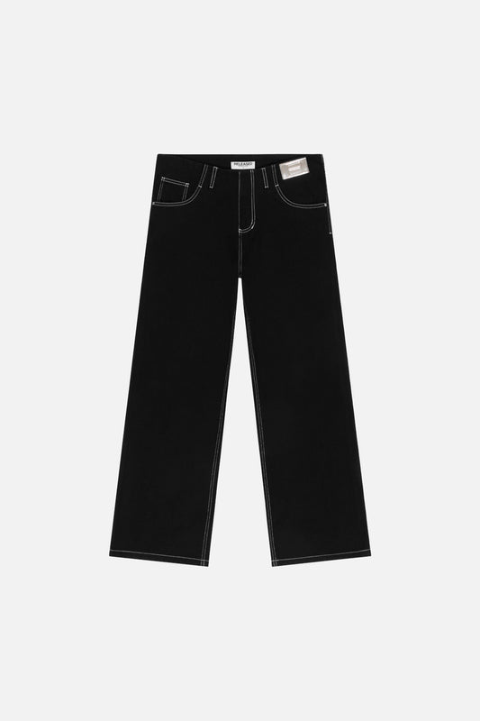 JEANS DENIM NEGRO FIT RECTO colección From Idea to Form - RELEASED DESIGN STUDIO