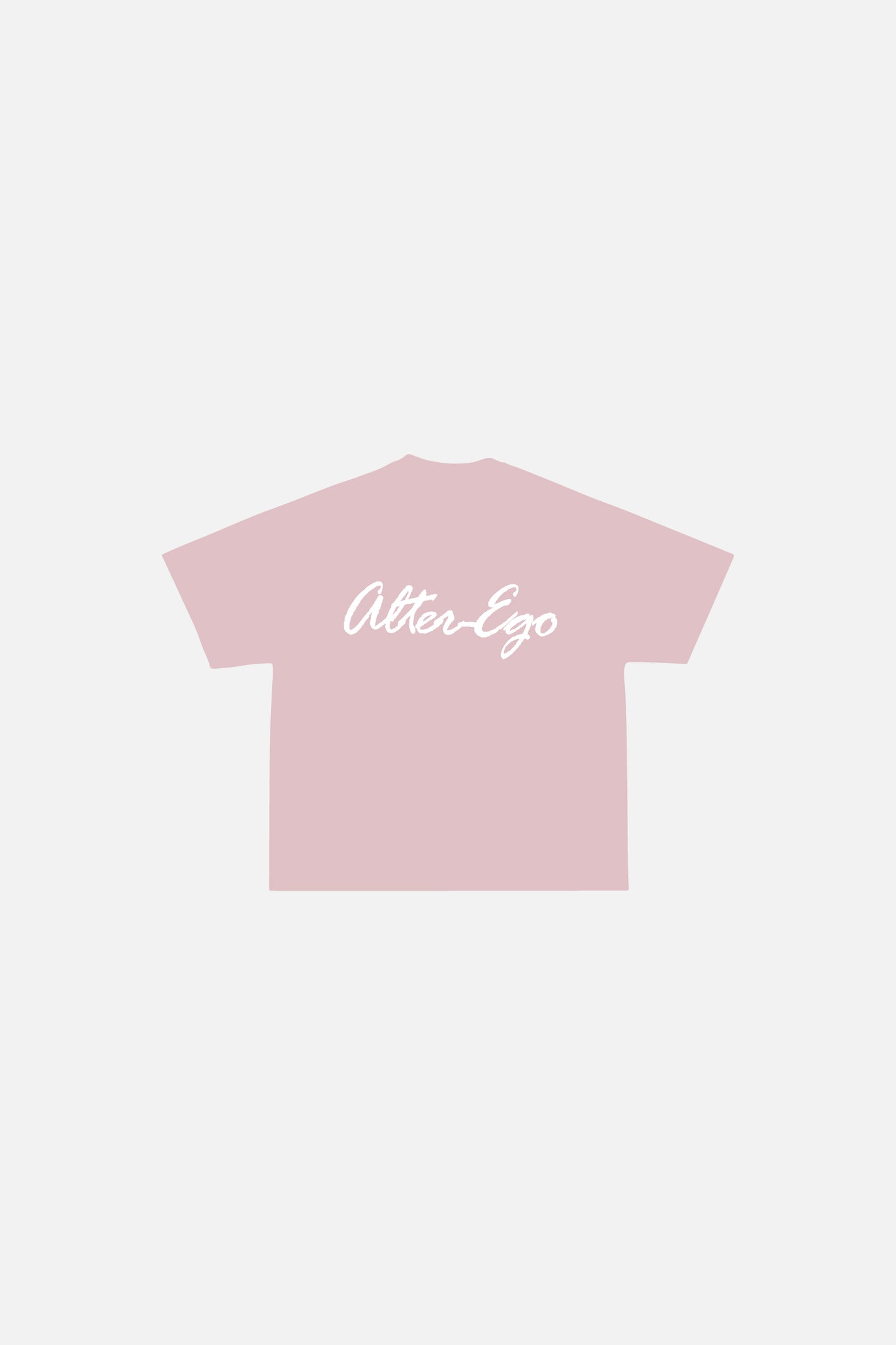 CAMISETA BOXY FIT LOGO ROSA
