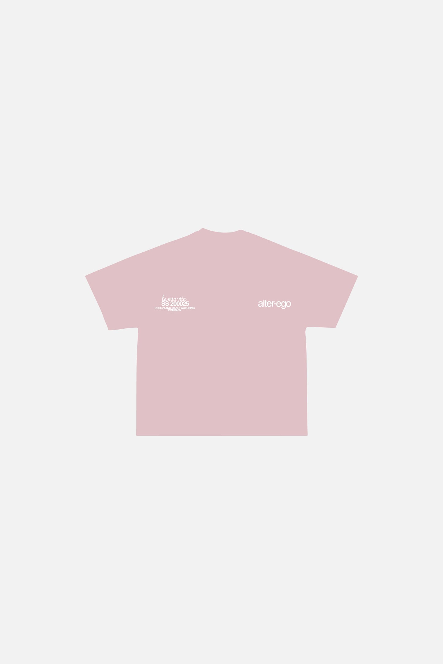 CAMISETA BOXY FIT AMORE MIO ROSA
