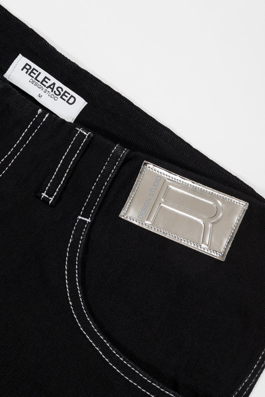 JEANS WIDE FIT IRON CORE NEGRO